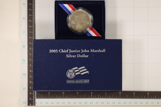 2005-P US UNC SILVER DOLLAR "CHIEF JUSTICE