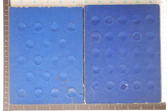 2 USED COIN COLLECTOR ALBUMS: WHITMAN - MERCURY