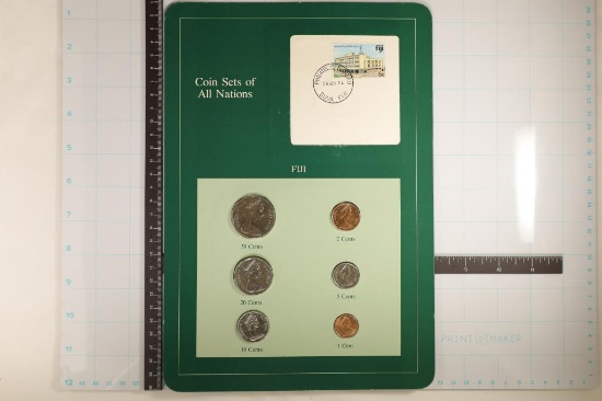 COIN SETS OF ALL NATIONS "FIJI" 6 COIN UNC SET