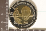 1997 FINLAND 5 EURO BI-METAL COIN, 1ST WORLDAIR