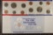 1998 US MINT SET (UNC) P/D (WITH ENVELOPE) WRITING