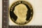 GOLD ELECTROPLATED 1.38 TROY OZ. ABRAHAM LINCOLN