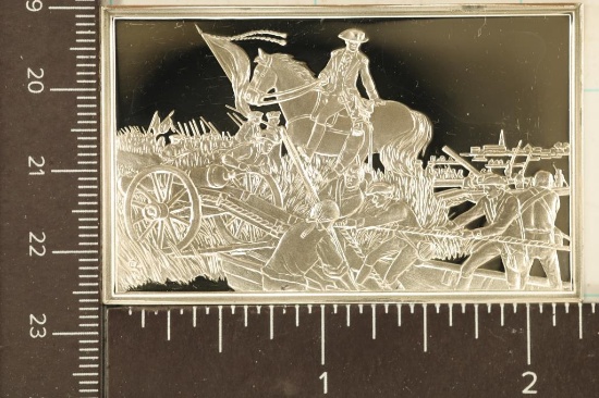 1.86 TROY OZ. PROOF STERLING SILVER INGOT: