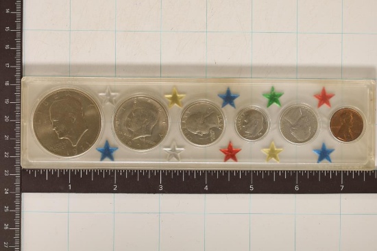 1971 SIX COIN YEAR SET IN WHITMAN PLASTIC HOLDER