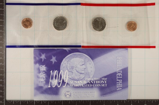 1999-P & D SBA DOLLAR SOUVENIR SET (2 COINS)