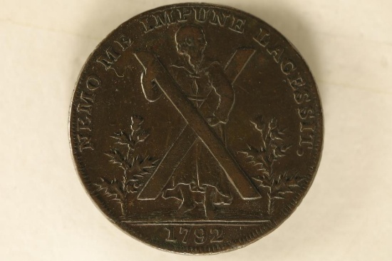 1792 CONDER TOKEN. THEY R MOSTLY 18TH CENTURY