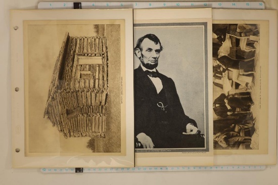 5-ABRAHAM LINCOLN PORTRAITS: 1864 REPRODUCTION