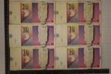6-2018 MACEDONIA 10 DENARI COLORIZED BILLS