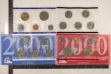 2000 US MINT SET (UNC) P/D (WITH ENVELOPE)