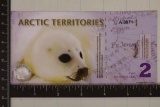 2010 ARCTIC TERRITORIES 2 POLAR DOLLAR CRISP UNC
