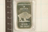 1 TROY OZ .999 FINE SILVER PF INGOT 