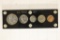 1961 US SILVER PROOF SET IN PLASTIC HOLDER