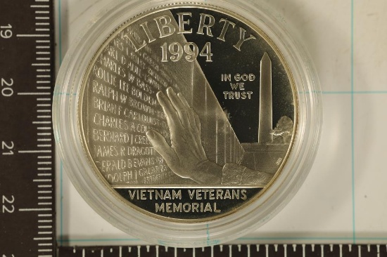 1994-P US PROOF SILVER "VIETNAM VETERANS MEMORIAL"