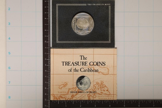 .62 OZ. STERLING SILVER $20 TREASURE COINS OF THE