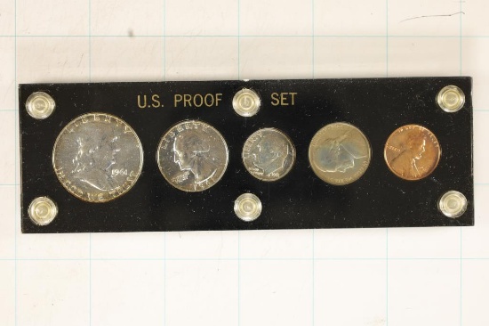 1961 US SILVER PROOF SET IN PLASTIC HOLDER