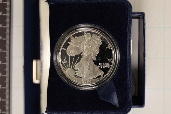 2004-W AMERICAN SILVER EAGLE PROOF IN ORIGINAL US