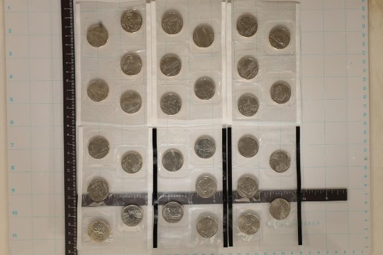 6 PARTIAL US MINT QUARTER SETS: 2-2003-D, 1-2003P,