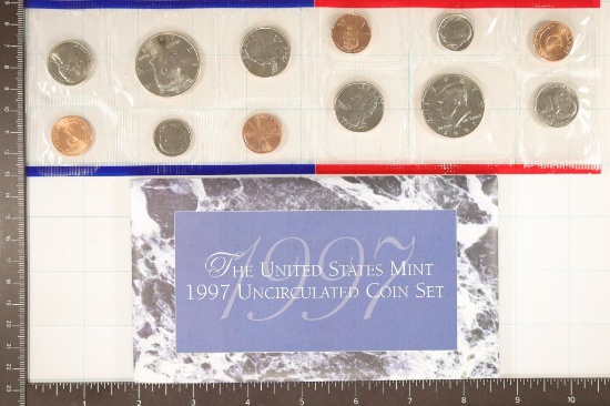 1997 US MINT SET (UNC) P/D (WITH ENVELOPE)