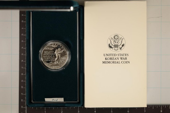 1991-P KOREAN WAR PROOF SILVER DOLLAR