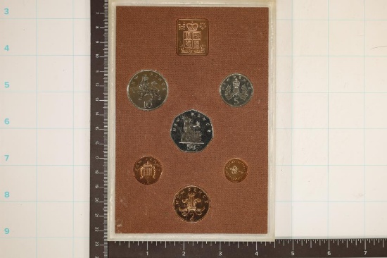 1974 GREAT BRITIAN 6 COIN PROOF SET IN ORIGINAL