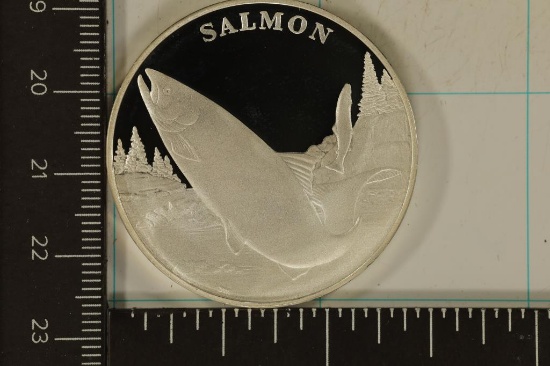 .7734 TROY OZ. ASW PF NATIOANAL WILDLIFE "SALMON"
