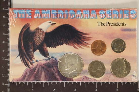 THE AMERICAN SERIES THE PRESIDENTS 5 COIN SET