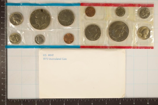 1975 US MINT SET (UNC) P/D (WITH ENVELOPE)