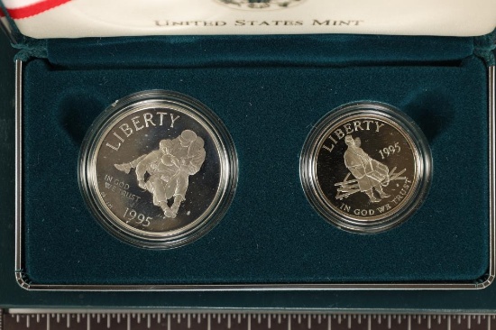 1995 CIVIL WAR BATTLEFIELD COMMEMORATIVE 2 COIN