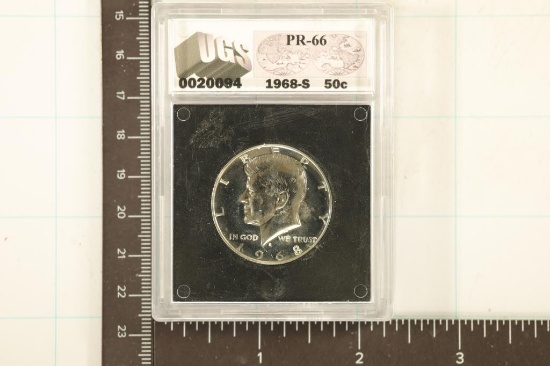 1968-S PROOF KENNEDY HALF DOLLAR HIGH GRADE