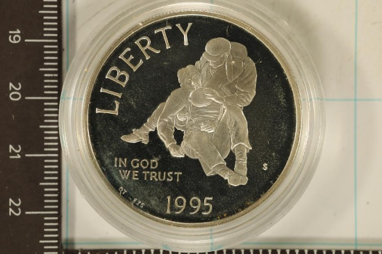 1995-S US PROOF SILVER "CIVIL WAR BATTELFIELD"