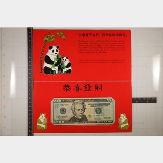2004 LUCKY MONEY NOTE FEATURES A 2004 US $20