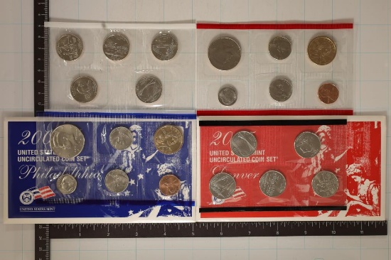 2005 US MINT SET (UNC) P/D (WITH ENVELOPE)