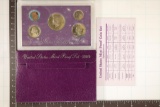 1989 US PROOF SET (WITH BOX) CORRODED CENT