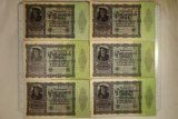 6-1922 GERMAN 50,000 MARK BILLS LARGER THAN TODAYS