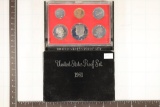 1981 US PROOF SET (WITH BOX)