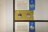 1.42 OZ. ASW TOTAL- 2 STERLING SILVER PROOF