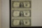 1957, 1957-A & 1957-B US $1 SILVER CERTIFICATES