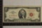 1963-A US $2 RED SEAL BILL
