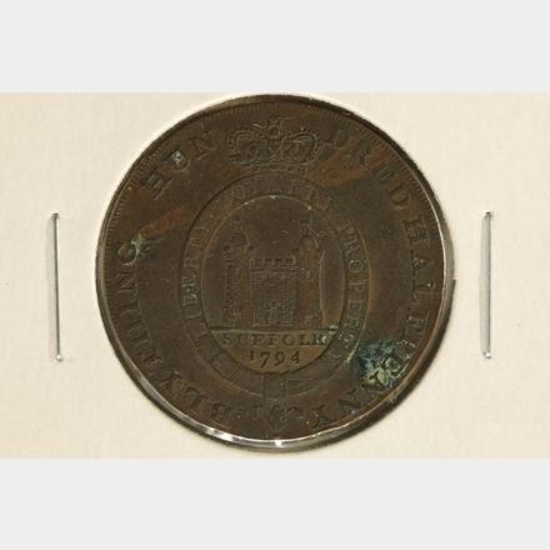 1794 CONDER TOKEN. THEY R MOSTLY 18TH CENTURY