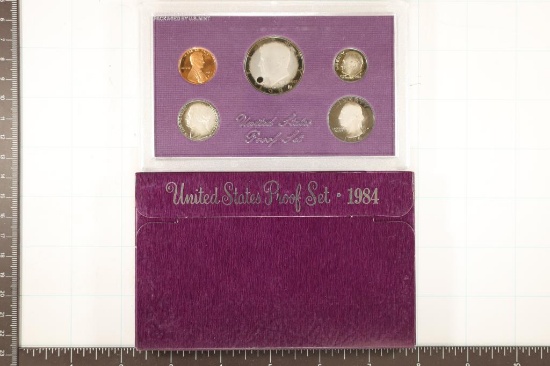 1984 US PROOF SET (WITH BOX) SOME TONING