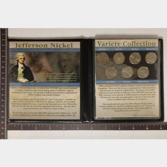 JEFFERSON NICKEL VARIETY COLLECTION: 1945-P