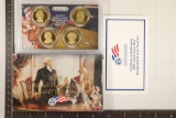 2008 US PRESIDENTIAL DOLLAR 4 COIN PF SET WITH BOX