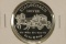 1 TROY OZ .999 FINE SILVER PF ROUND, STAGECOACH