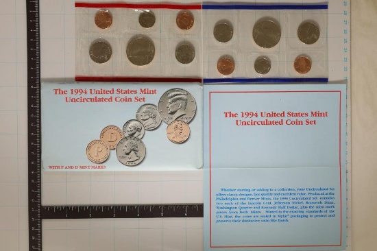 1994 US MINT SET (UNC) P/D (WITH ENVELOPE) AND
