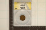 1868 INDIAN HEAD CENT ANACS GOOD 4 DETAILS