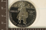 1992-P US PROOF SILVER DOLLAR COLUMBUS