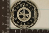 1985 BRITISH VIRGIN ISLANDS PF $20 COIN .5677 OZ