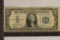 1934 US $1 SILVER CERTIFICATE FUNNY BACK BLUE SEAL