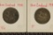 1933 & 1934 NEW ZEALAND SILVER 1 SHILLING .1804