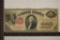 1917 US $1 LARGE SIZE RED SEAL NOTE 